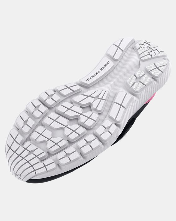 Girls' Pre-School UA Surge 3 AC Running Shoes, Black, pdpMainDesktop image number 4